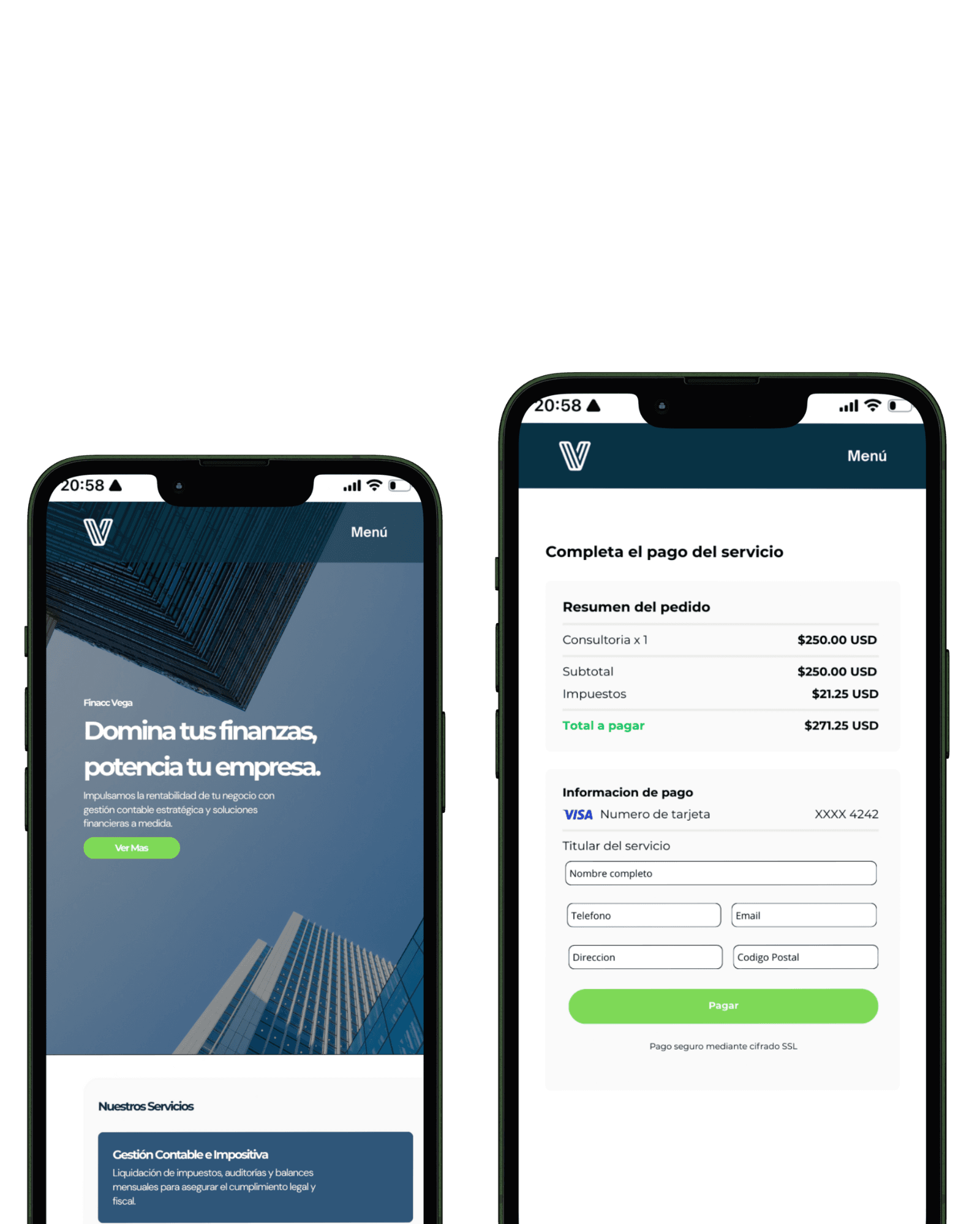 Finacc Vega — detalle